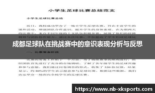 成都足球队在挑战赛中的意识表现分析与反思